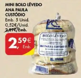 Pingo Doce Mini Bolo Levedo Ana Paula Custodio promoção