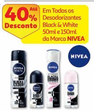 Auchan Deo roll on nivea promoção