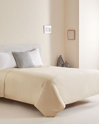 ZARA HOME (180 fios) capa de edredão percal promoção