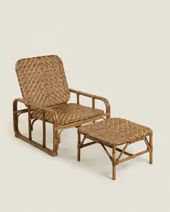 ZARA HOME Poltrona ratã promoção