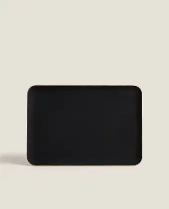 ZARA HOME Bandeja de madeira antideslizante retangular promoção