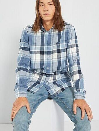 Kiabi Camisa de flanela aos quadrados promoção