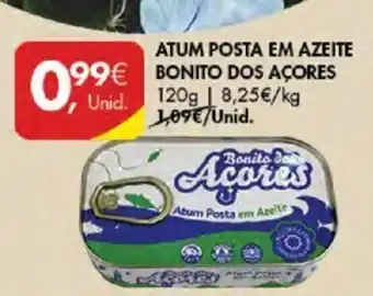 Pingo Doce Atum Posta em azeite Bonito Dos Acores 120g promoção