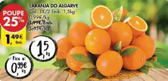 Pingo Doce laranja Do Algarve promoção