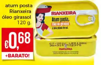 Bolama Atum Posta Rianxeira Óleo Girassol 120g promoção