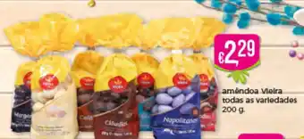 Bolama Amêndoa Vieira Todas as Variedades 200g promoção