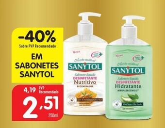 Sabonete líquido sanytol