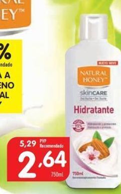 Minipreço Creme hidratante natural honey promoção
