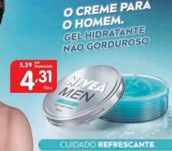 Minipreço Gel hidratante nivea men promoção