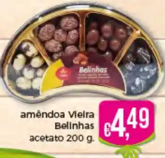 Bolama Amêndoa Vieira Belinhas Acetato 200g promoção