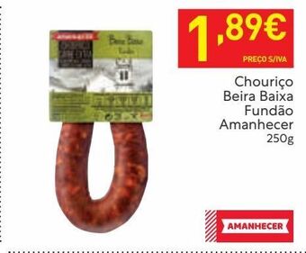 Recheio Chouriço amanhecer promoção