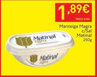 Recheio Manteiga matinal promoção