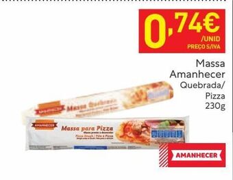 Recheio Massas amanhecer promoção