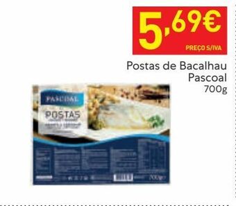 Recheio Bacalhau pascoal promoção