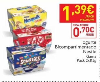 Recheio Iogurte nestlé promoção