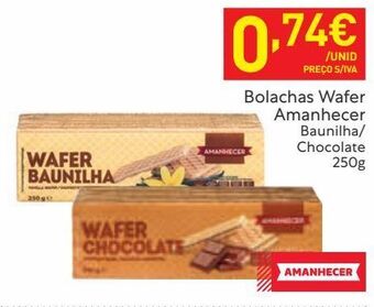 Recheio Wafers amanhecer promoção