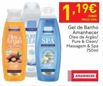 Recheio Gel de banho amanhecer promoção