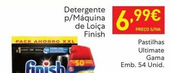 Recheio Detergente finish promoção