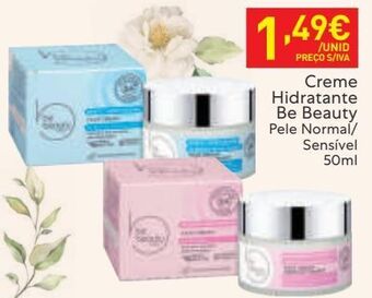 Recheio Creme hidratante be beauty promoção