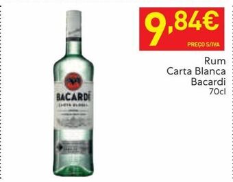 Recheio Rum bacardi promoção
