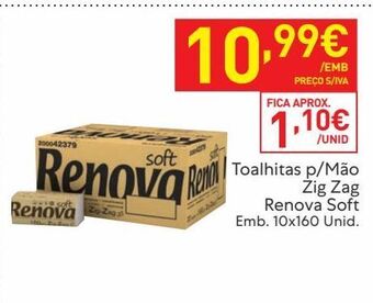 Recheio Toalhas umedecidas renova promoção