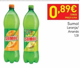 Recheio Refrescos sumol promoção