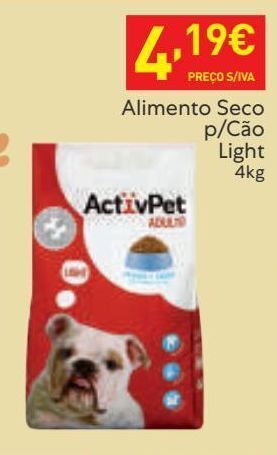 Recheio Ração para cães activpet promoção