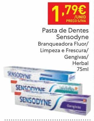 Recheio Pasta de dentes sensodyne promoção