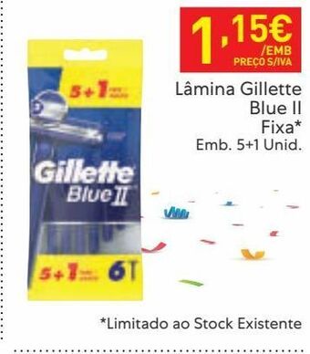 Recheio Barbear gillette promoção