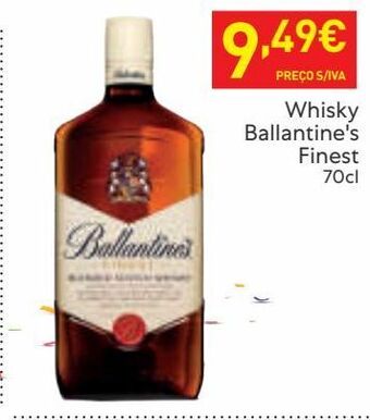Recheio Uísque ballantine's promoção