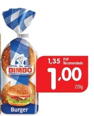 Minipreço Pão de hambúrguer bimbo promoção
