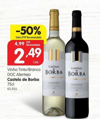 Minipreço Vinhos castelo de borba promoção