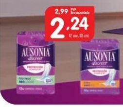 Minipreço Absorvente ausonia promoção