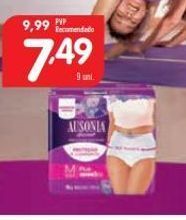 Roupa interior ausonia
