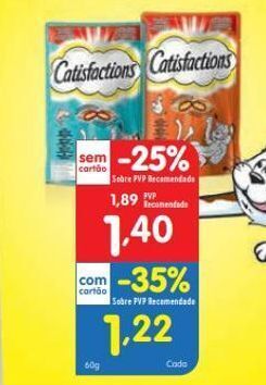 Minipreço Ração para gatos catisfaction promoção