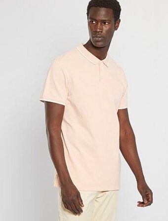 Kiabi Polo em piqué de algodão promoção