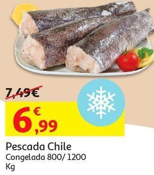 Auchan Pescada congelada chile promoção