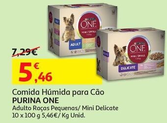 Auchan Comida humida cão purina one promoção