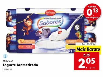 Lidl Iogurte milbona promoção