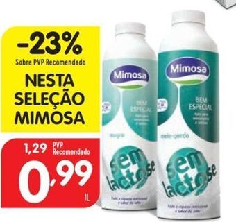 Leite mimosa