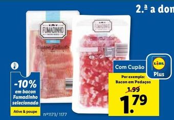 Lidl Bacon fumadinho promoção