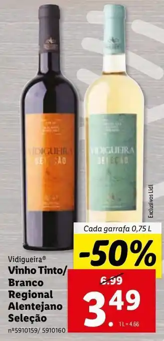 Lidl Vinhos vidigueira promoção