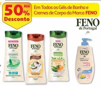 Auchan Gel banho feno de portugal promoção