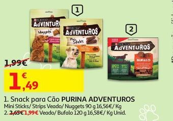 Auchan Snack cão adventuros purina promoção