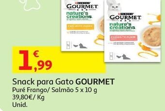 Auchan Snack gato gourmet promoção