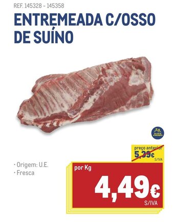 Makro Entremeada c/ osso de suino promoção