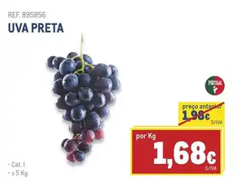 Makro Uva Preta promoção