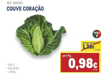 Makro Couve Coracao promoção