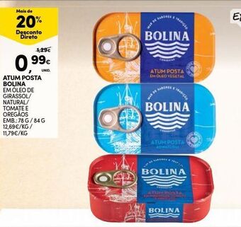 Continente Bom dia Atum em lata bolina promoção