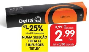 Minipreço Cápsulas de café delta q promoção